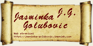 Jasminka Golubović vizit kartica